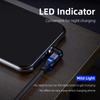 A02M05 540 Degree Free Rotation 5PIN Charging Cable 3 in 1 Magnetic Heads with Moon Shape LED Indicator